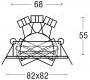 Светильник  потолочный врезной Brumberg cast-aluminium - 0066.00