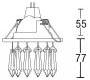 Светильник  потолочный врезной Brumberg deco & object - 0284.00