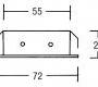 Светильник  потолочный врезной Brumberg recessed spots for furnitures - 2007.02