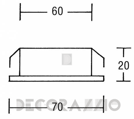 Светильник  потолочный врезной Brumberg recessed spots for furnitures - 2070.02