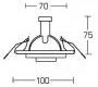 Светильник  потолочный врезной (Светильник точечный) Brumberg with high degree of protection - 2293.02