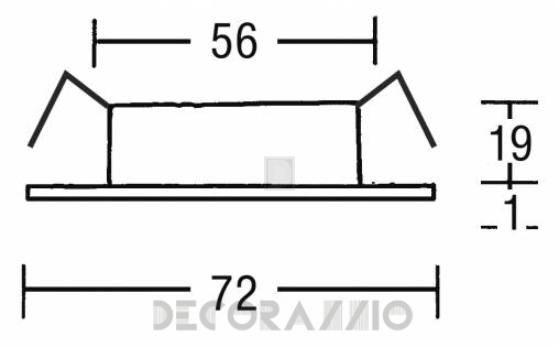 Светильник  потолочный врезной (Светильник точечный) Brumberg recessed spots for furnitures - 2358.00