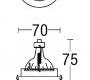 Светильник  потолочный врезной Brumberg deco & object - 2531.15