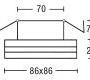 Светильник  потолочный врезной (Светильник точечный) Brumberg recessed spots for furnitures - 2673.02