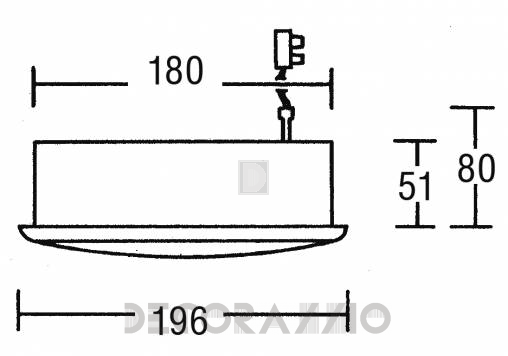 Светильник  потолочный/настенный врезной Brumberg loudspeaker - 3094.07