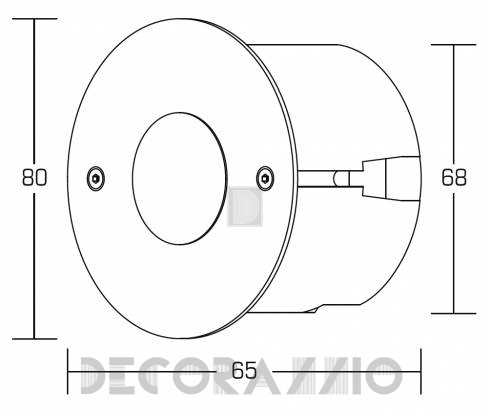 Светильник  настенный врезной Brumberg LED-wall and orientation lights - P3937W