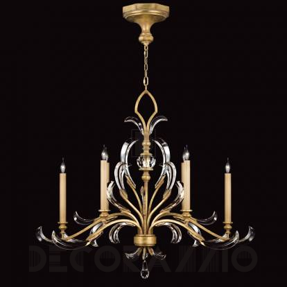 Светильник  потолочный подвесной (Люстра) Fine Art Lamps Beveled Arcs Gold - 760540