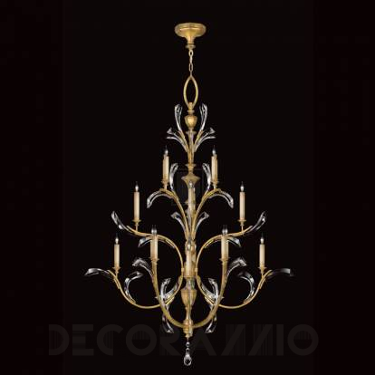 Светильник  потолочный подвесной (Люстра) Fine Art Lamps Beveled Arcs Gold - 767240