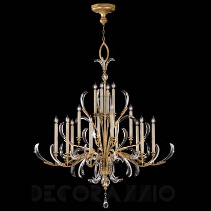 Светильник  потолочный подвесной (Люстра) Fine Art Lamps Beveled Arcs Gold - 770040