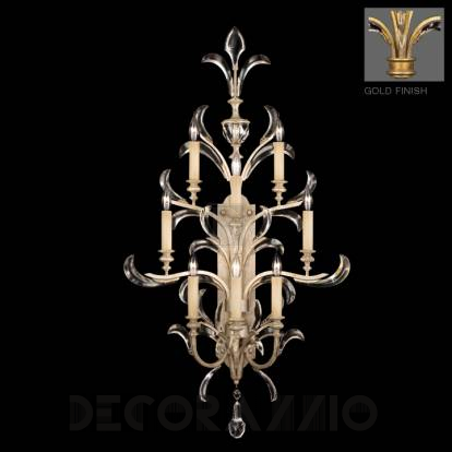 Светильник  настенный накладной (Бра) Fine Art Lamps Beveled Arcs Gold - 789350-3