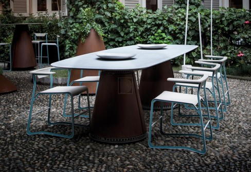 Обеденный стол Arclinea Quilba - Quilba outdoor table