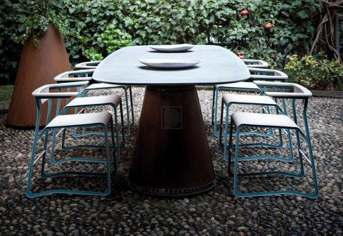 Обеденный стол Arclinea Quilba - Quilba outdoor table