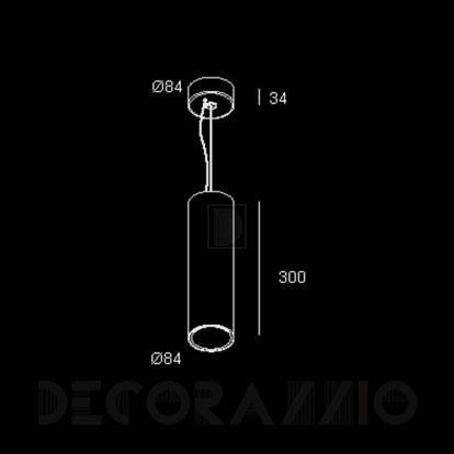 Светильник  потолочный подвесной Delta Light Ultra - 279 73 28122 W-B