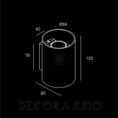 Светильник  настенный накладной Delta Light Ultra - 279 61 18202 A