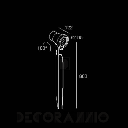 Светильник уличный напольный Delta Light Kix - 232 11 18112 A