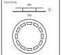 Светильник  настенный накладной Top Light Circle - 1-0370