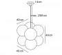 Светильник  потолочный подвесной Next Molecular Light - 1025-28-0101