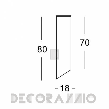 Светильник  потолочный накладной Morosini PANK - 0520PL06AVFL