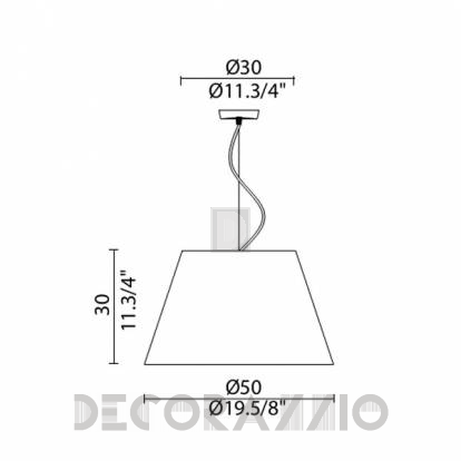 Светильник  потолочный подвесной Murano Luce MLAMPSHADES - SOCO5001