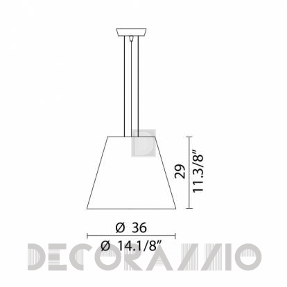 Светильник  потолочный подвесной Murano Luce CANDY - SOCAN35