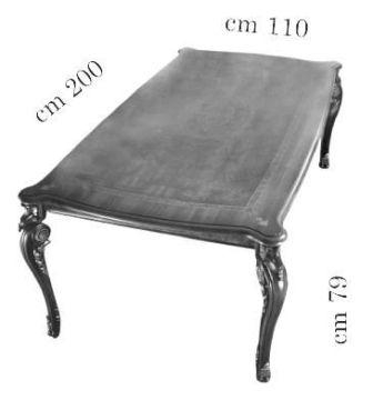 Обеденный стол Arredo Classic Tiziano - Tiziano RECTANGULAR FIXED TOP TABLE