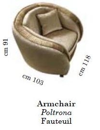 Кресло Arredo Classic Rossini - Rossini armchair