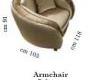 Кресло Arredo Classic Rossini - Rossini armchair