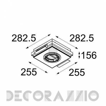 Светильник  потолочный врезной (Светильник точечный) Modular Flush - 10900101