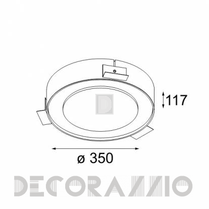 Светильник  потолочный врезной Modular Downut﻿ - 11030109