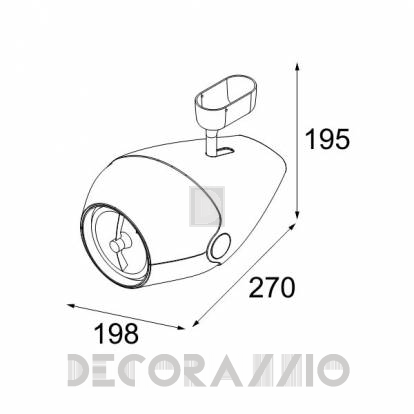 Светильник  потолочный накладной Modular Nozzle - 11372132