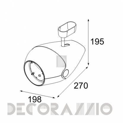 Светильник  потолочный накладной Modular Nozzle - 11372632