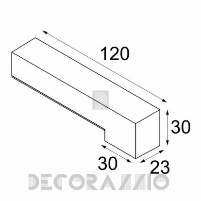 Светильник  настенный накладной (Бра) Modular Grib - 12310032