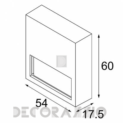 Светильник  настенный накладной (Бра) Modular Ruute - 12320032