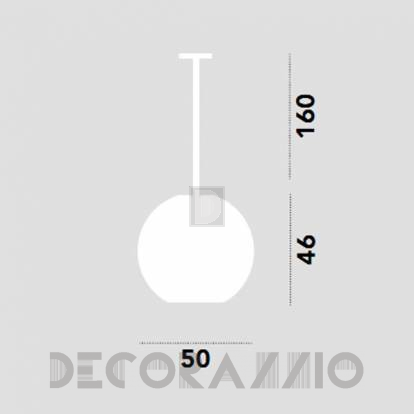 Светильник  потолочный подвесной Modoluce ICARO - IBOESO050G01083