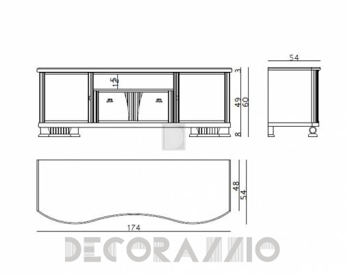 ТВ-аудио стойка Carpanese 2085 - 2085