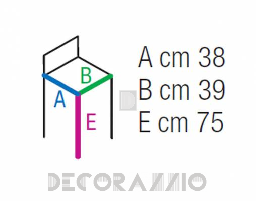 Стул барный Contral 326 BCO - 326 BCO