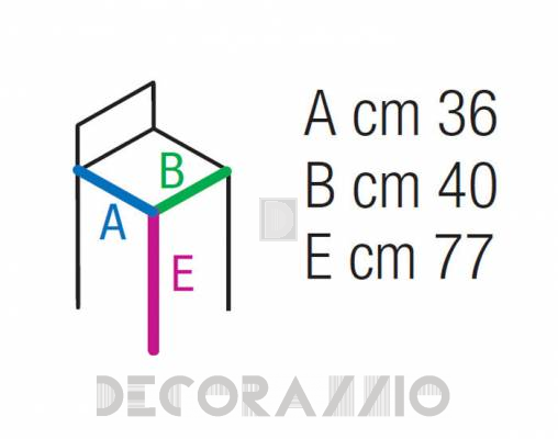 Стул барный Contral 652 0 - 652 0