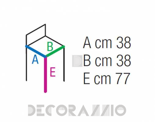 Стул барный Contral 660 BL nero - 660 BL nero