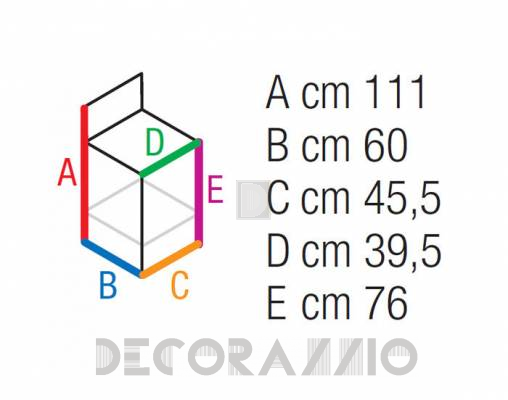 Стул барный Contral 669 GR grigio - 669 GR grigio