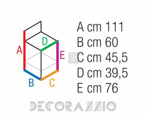 Стул барный Contral 669 TK teak - 669 TK teak