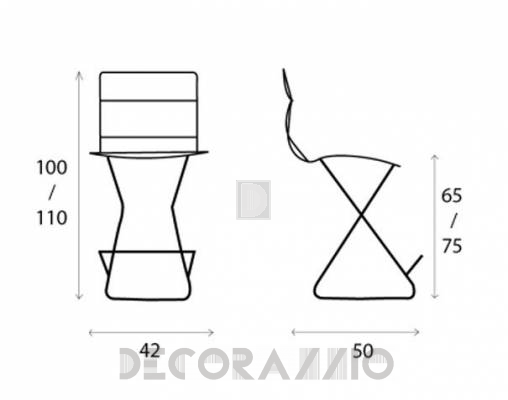 Стул барный Fasem Dress   Bar - Dress   Bar