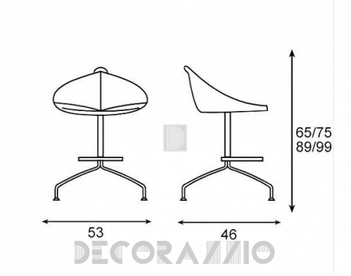 Стул барный Fasem Fiorile   Bar - Fiorile   Bar