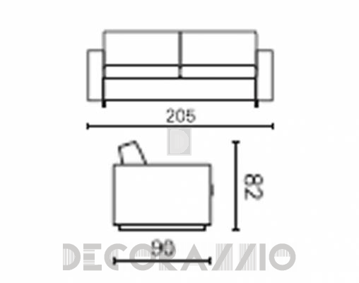 Диван Bk Italia 126203 - 126203