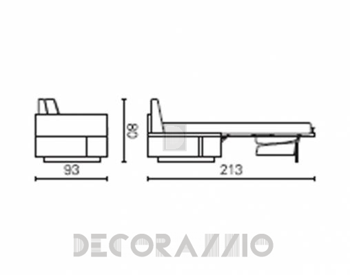 Диван Bk Italia 0119003A - 0119003A