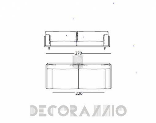 Диван Arflex 11584 black - 11584 black