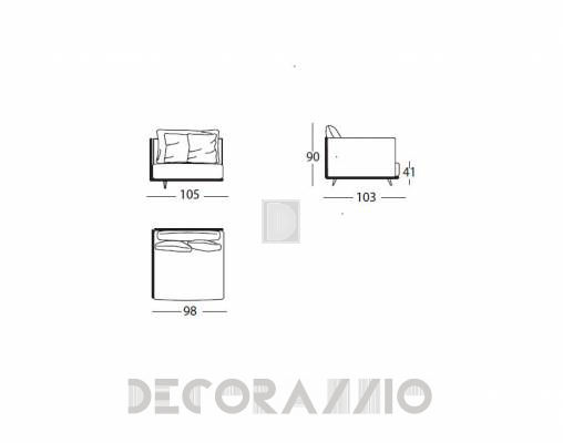 Диван модульный Arflex 11883+11881+11907+3x11905+11885 - 11883+11881+11907+3x11905+11885