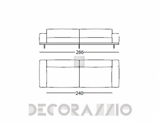 Диван Arflex 2106 brown - 2106 brown