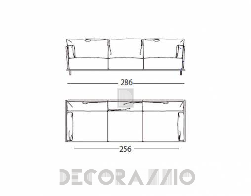 Диван Arflex 2411 brown - 2411 brown