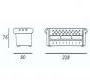 Диван Origgi chesterfield - chesterfield Divano 3 posti