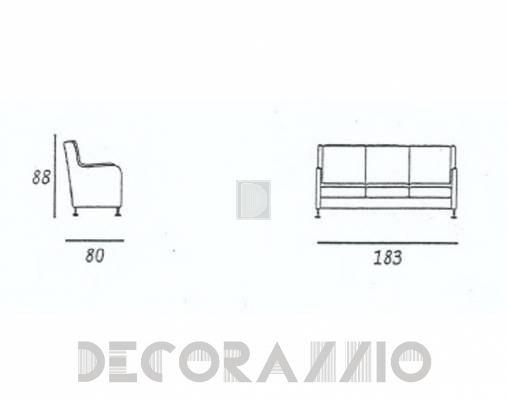 Диван Origgi nevada Divano 3 posti - nevada Divano 3 posti